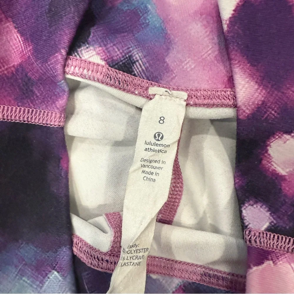Lululemon High‎ Times Pant Size 8 Blooming Pixie Multi